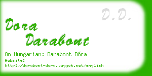 dora darabont business card